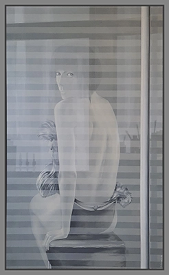 Maximilian Ostermann  | Fensterblick	90cm x 150cm	2020